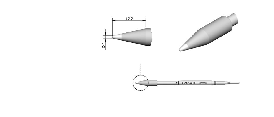 C245403 - Cartridge for T245 handpiece